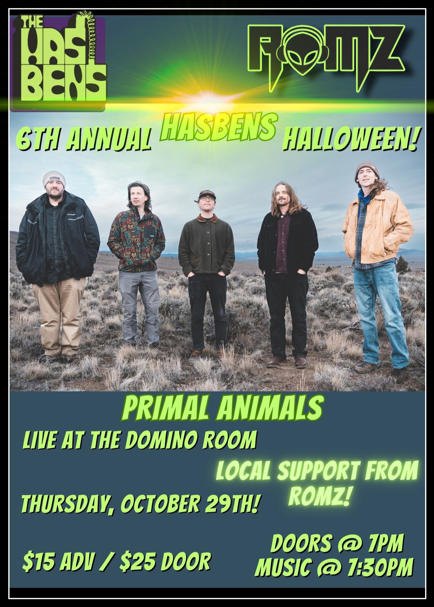 The Hasbens: 6th Annual Halloween At The Domino Room