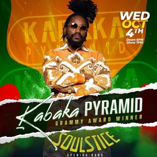 Seven Days Tickets Kabaka Pyramid at The Essex Experience