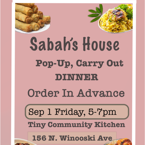 Seven Days Tickets Sabah's House PopUp and TakeOut