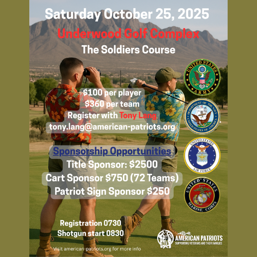 American-Patriots Annual Golf Tournament and Fundraising Event