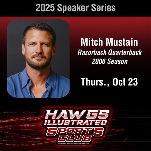 MITCH MUSTAIN - HAWGS ILLUSTRATED SPORTS CLUB LUNCHEON