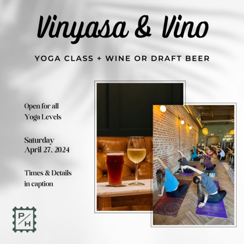 Vinyasa & Vino - Yoga & Wine