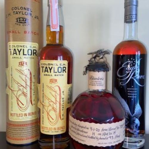 Red Pin Tix Holiday Bourbon Raffle Blanton s Colonel Taylor Eagle 