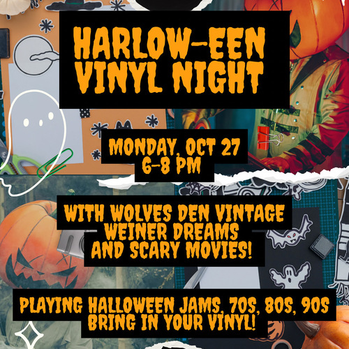 Harlow-een Vinyl Night