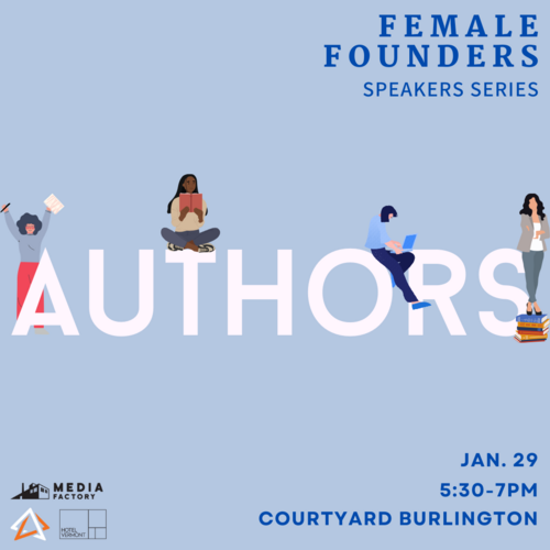 VCET Female Founders Speaker Series: Authors, Jan 29