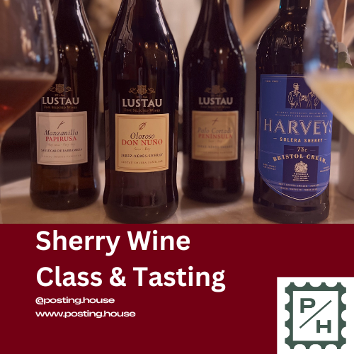 904TIX Sherry Wine Class & Tasting