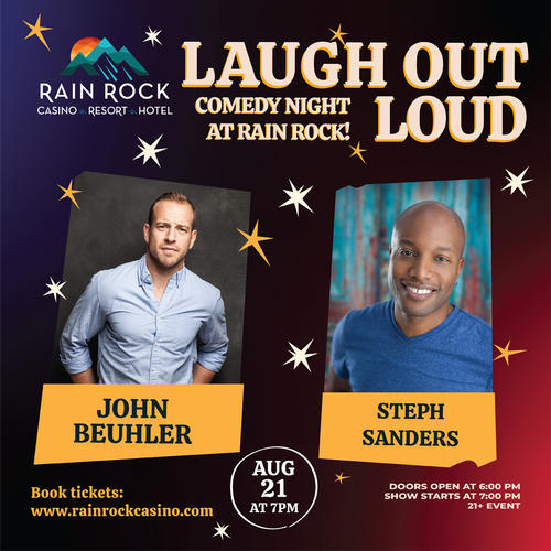 August Laugh Out Loud: Comedy Night at Rain Rock!