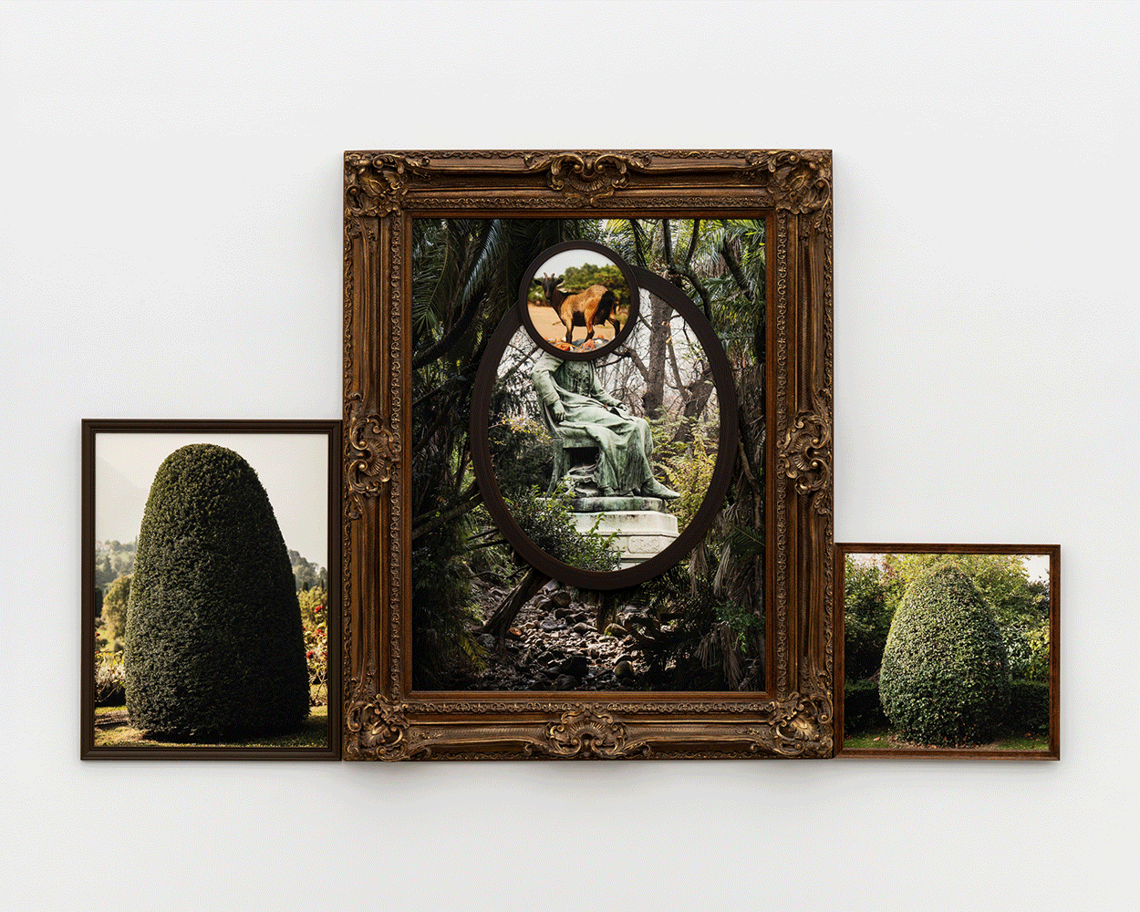 - Todd Gray, Euclidean Gris Gris (Scales of Injustice, No Respect), 2019. Five archival pigment prints in artist