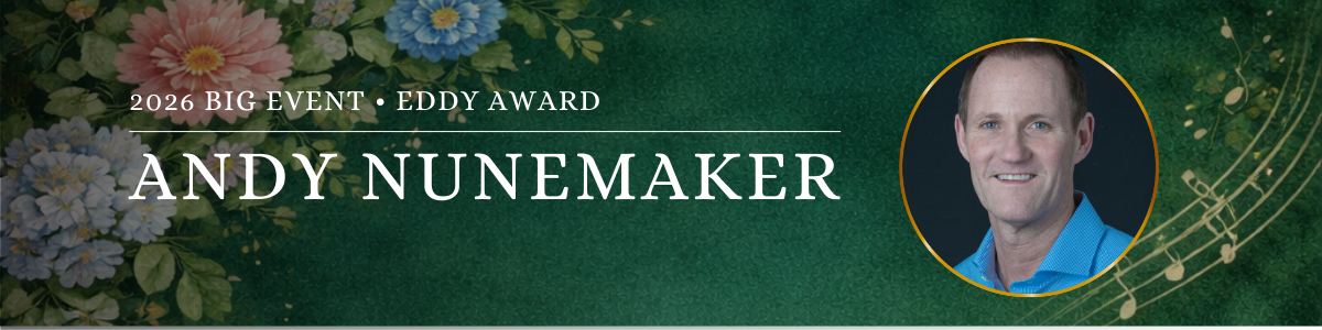 Andy Nunemaker Big Event EDDY Award Winner