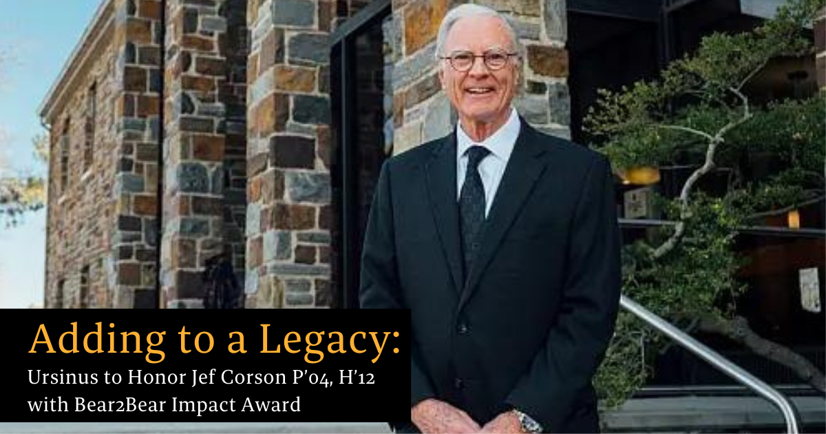 Honoring Jef Corson with the Bear2Bear Impact Award