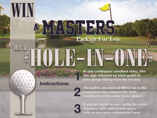 Win a Masters Experience of a Lifetime!