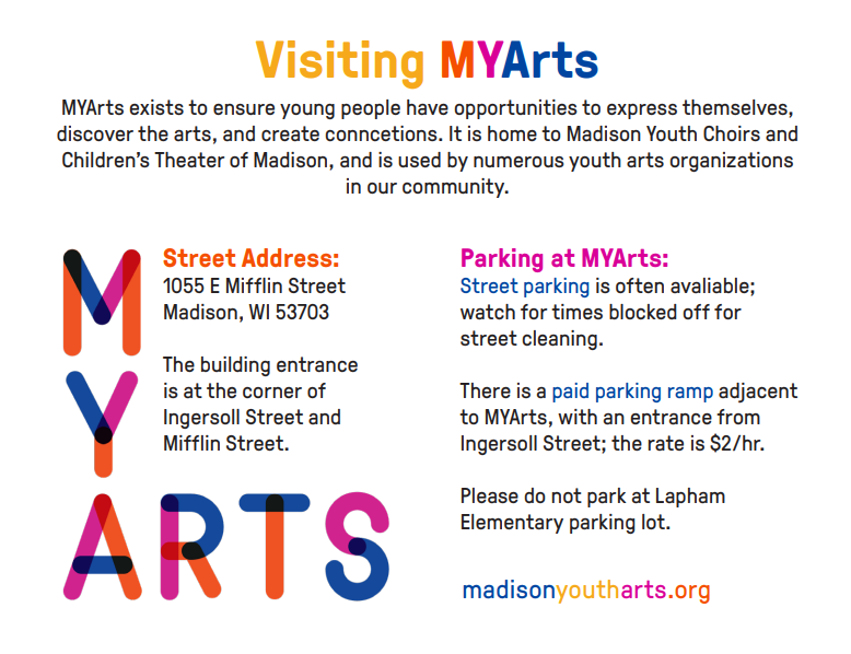MYArts Parking Information
