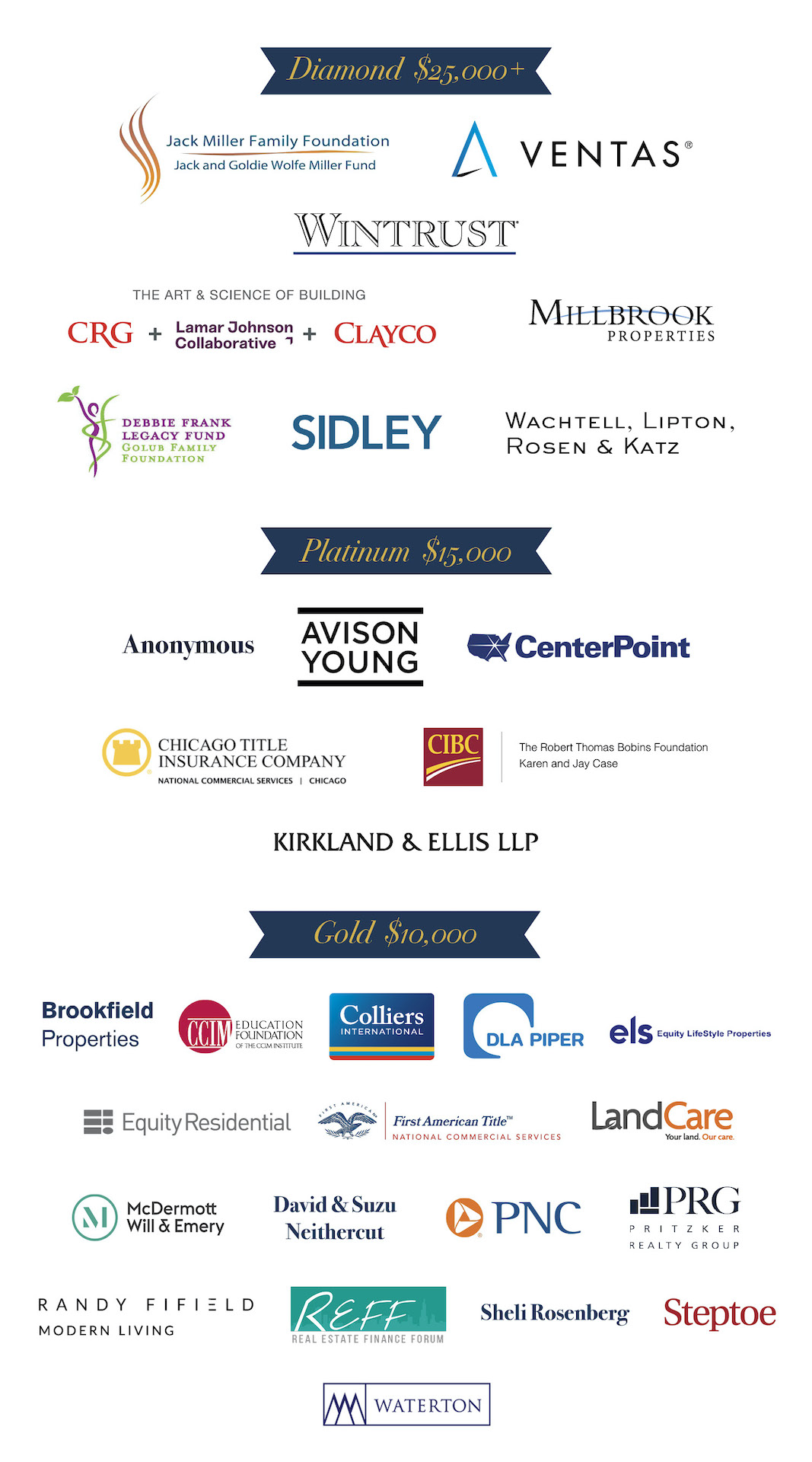 Goldie Gala 2021 Sponsors