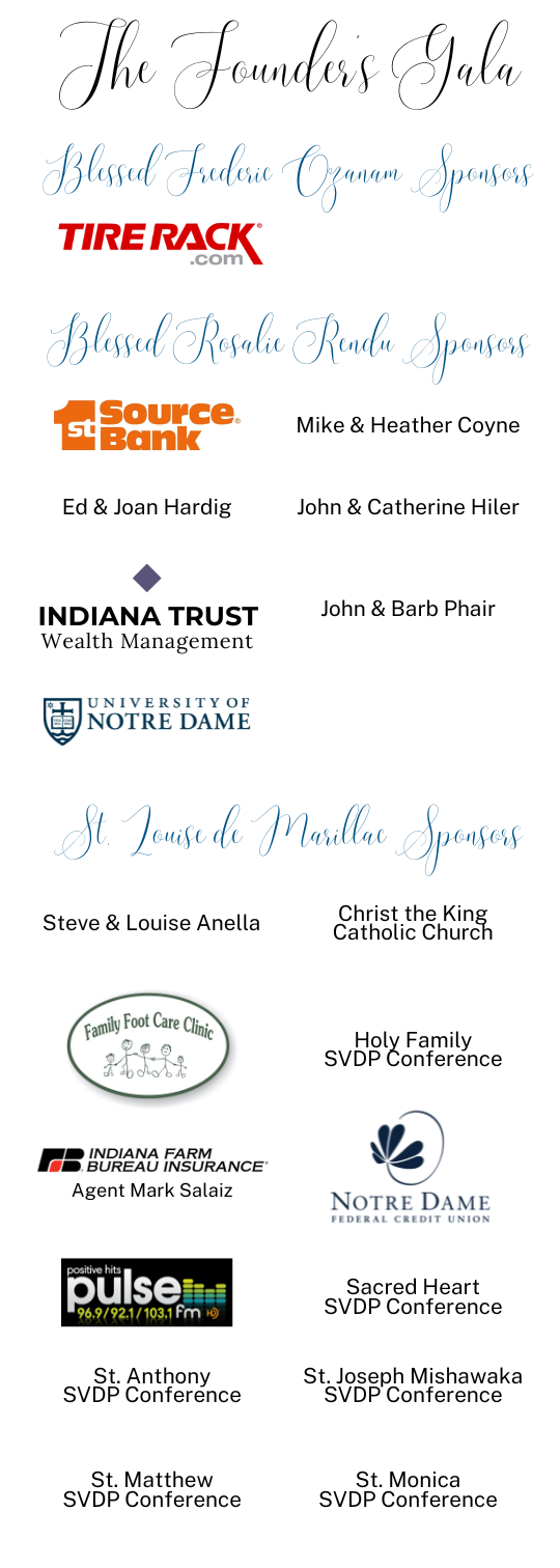 Founder's Gala Sponsors
