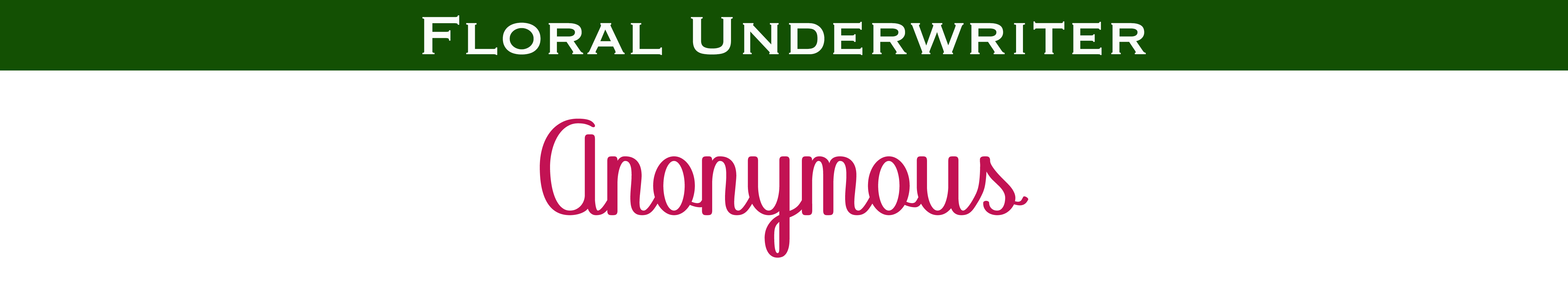 Floral Underwriter
