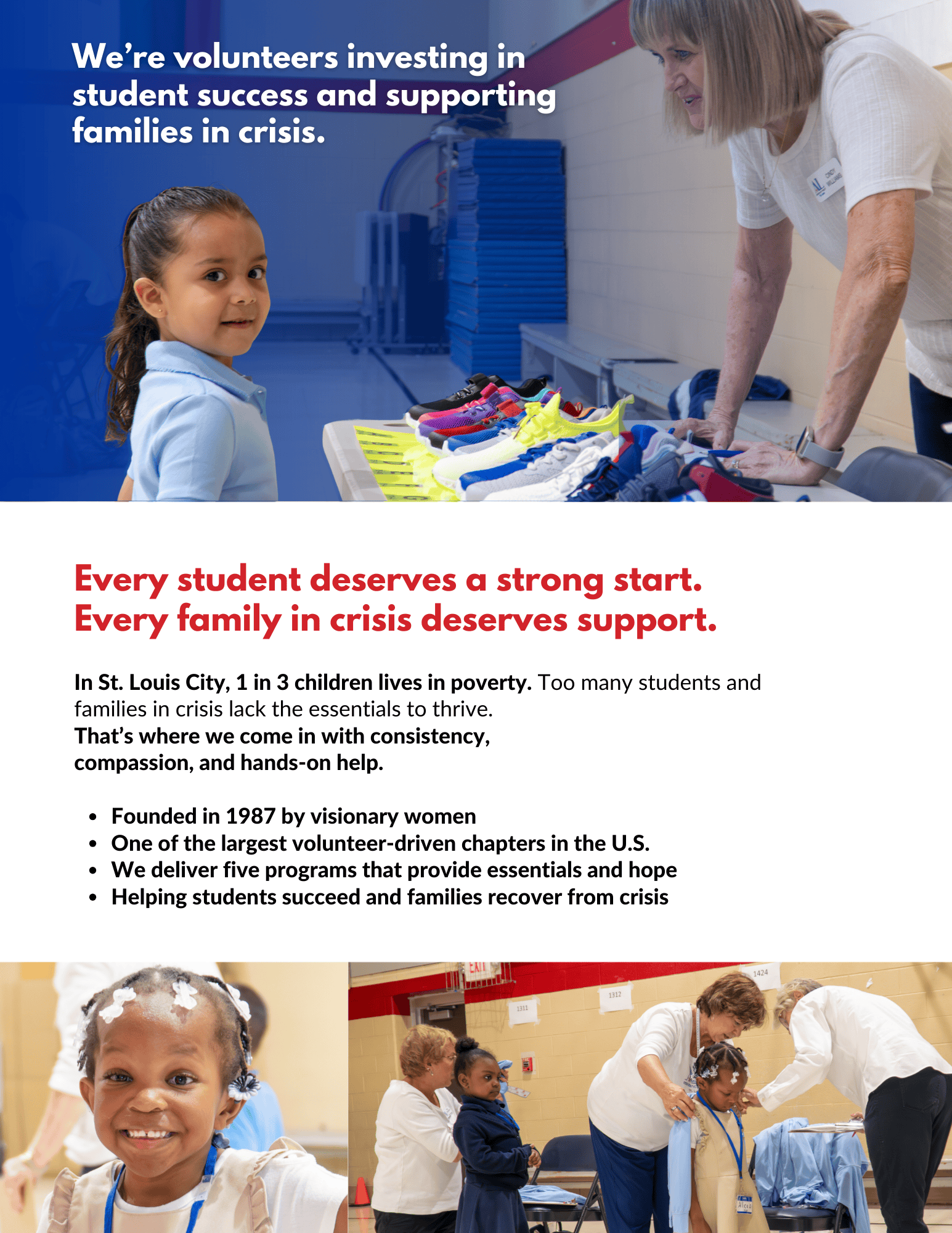 Assistance League Investing in student success