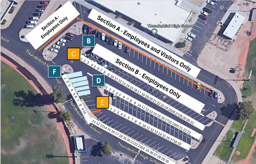 Senior Parking Lot Map