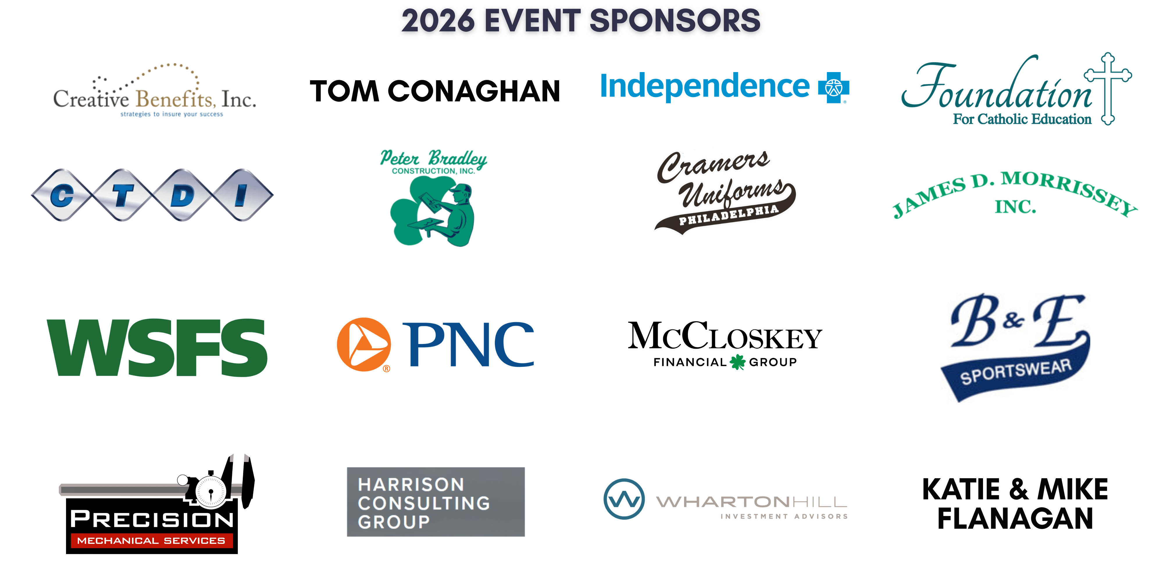 Event sponsors for 2026