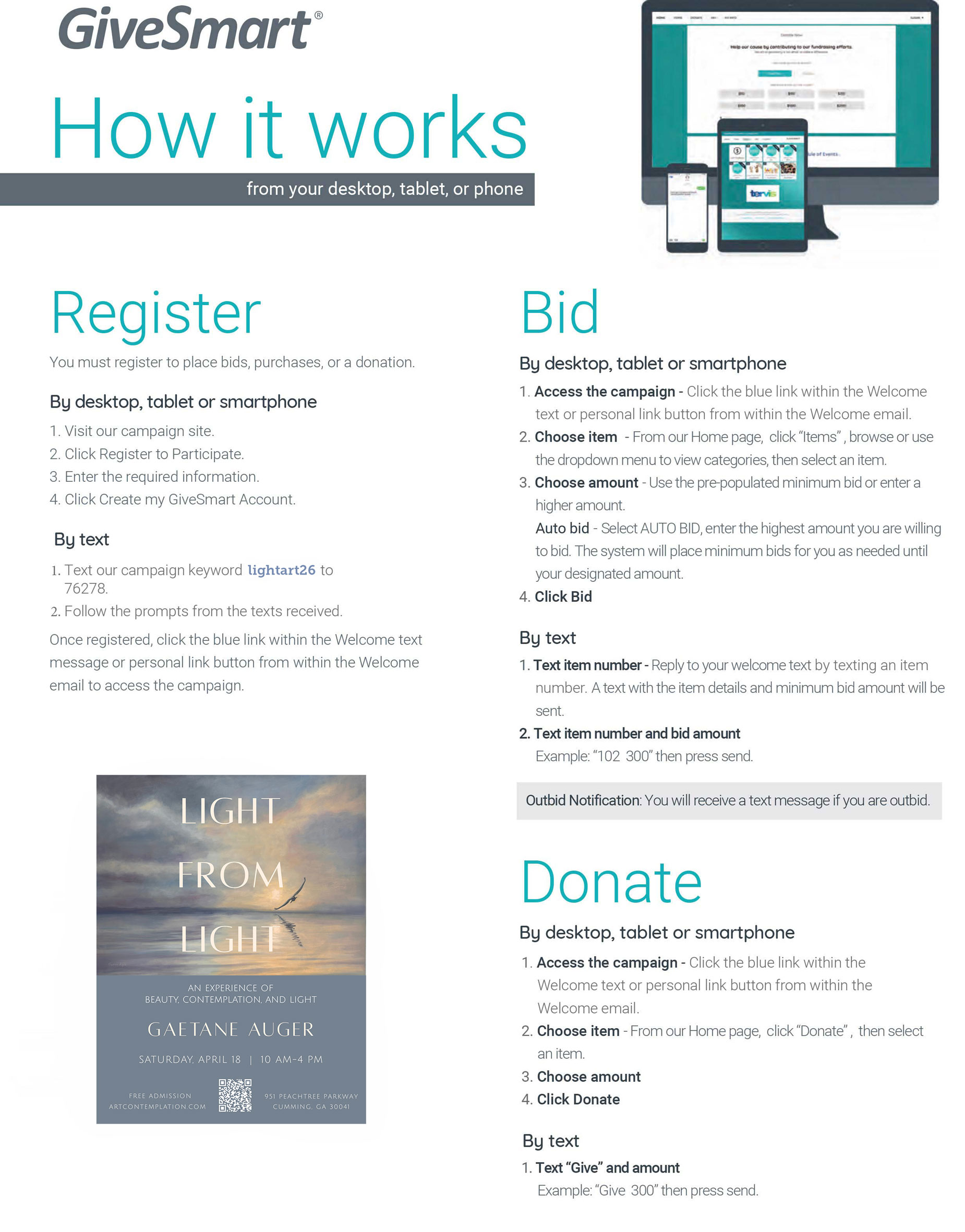 Gala Instructions