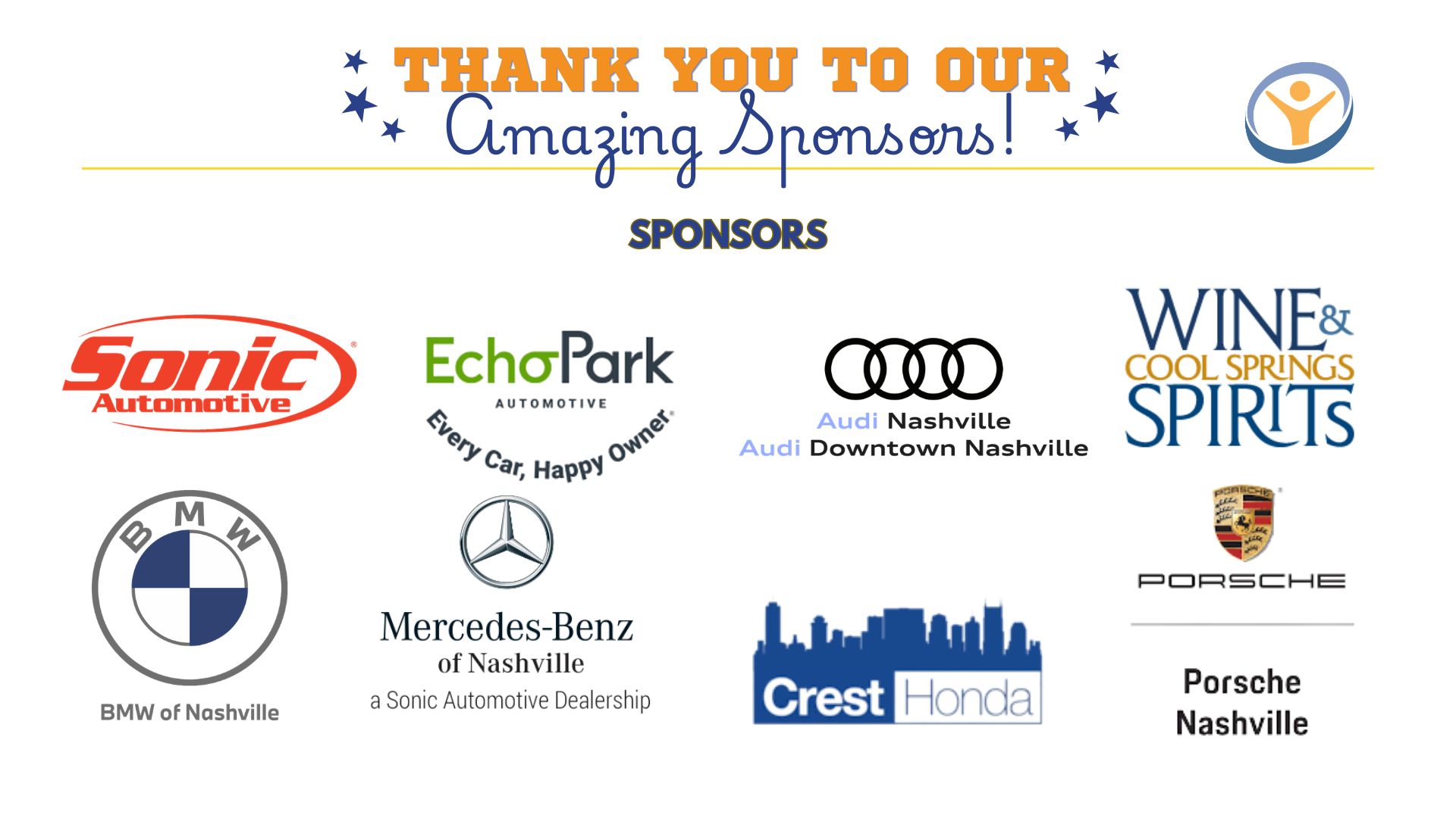 Thank you to our 2026 sponsors.  