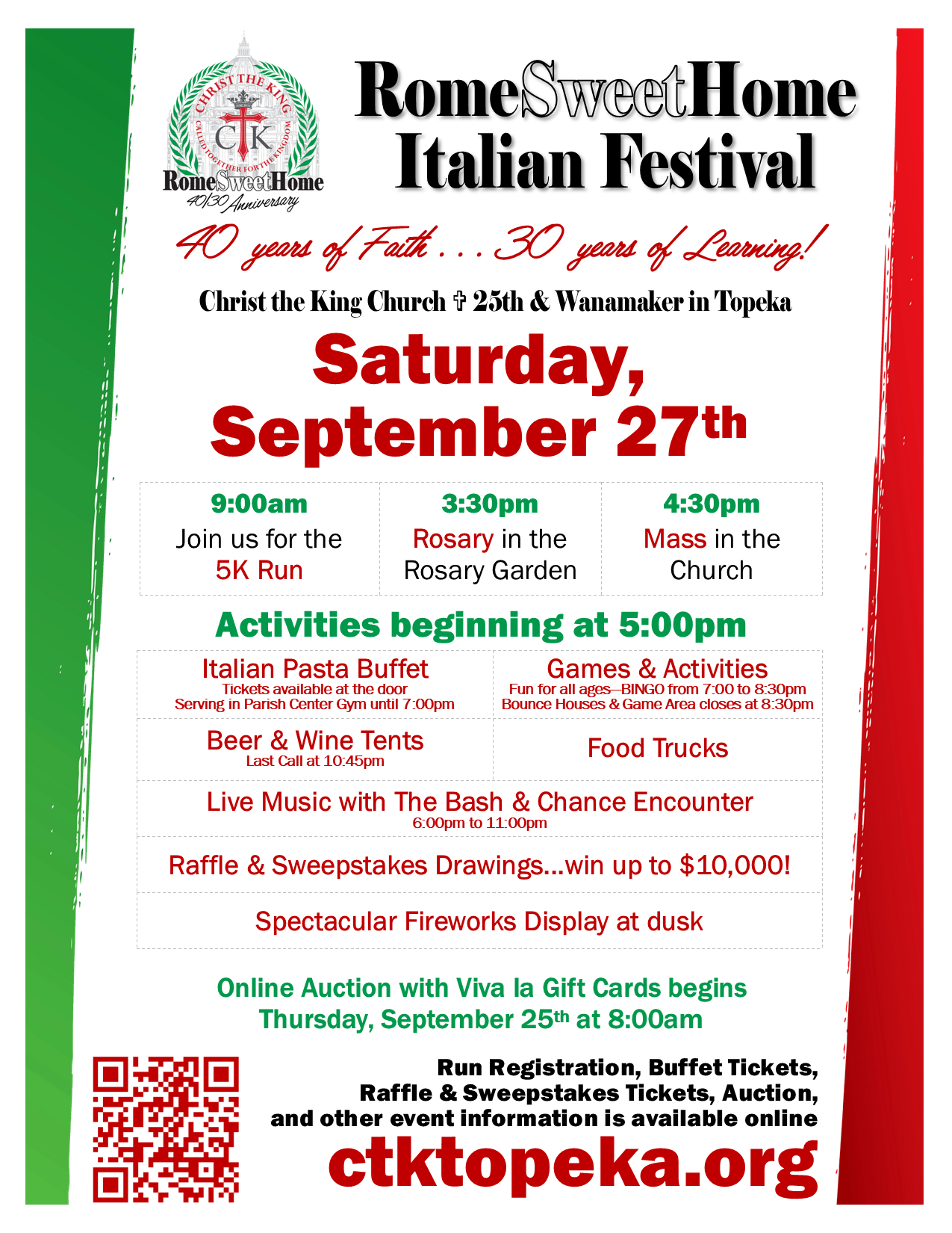 2025 RSH Flyer and Schedule