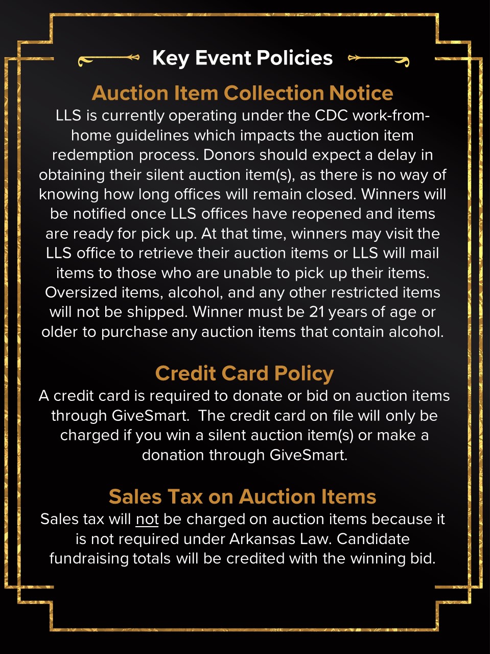 Key Event Policies