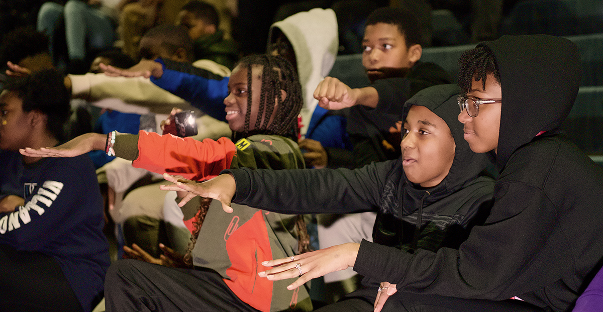 Students participate in an event at the Boys & Girls Club of Mt. Vernon.