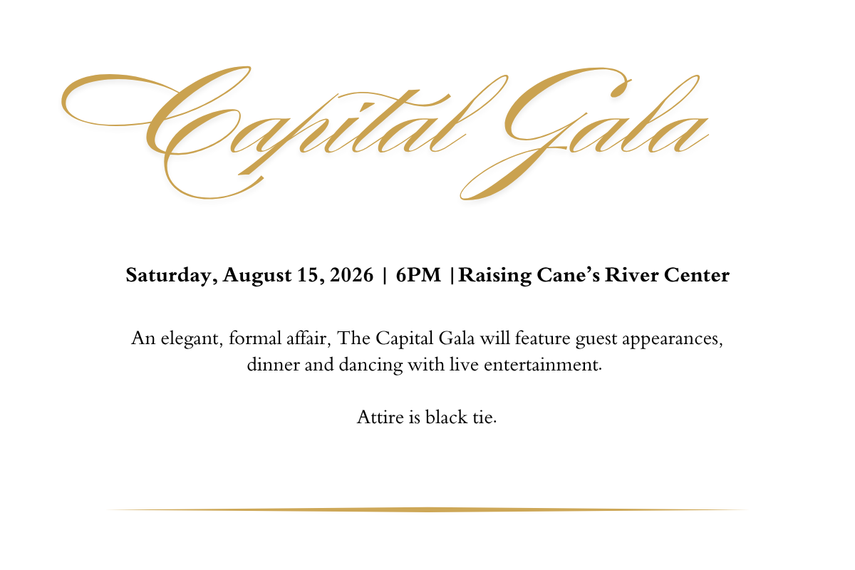 Capital Gala welcome