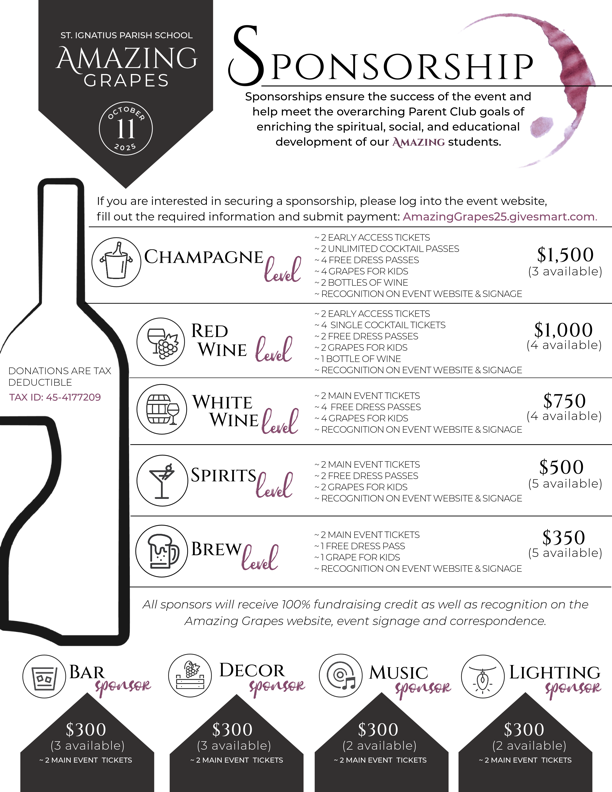 Sponsorship Info Graphic