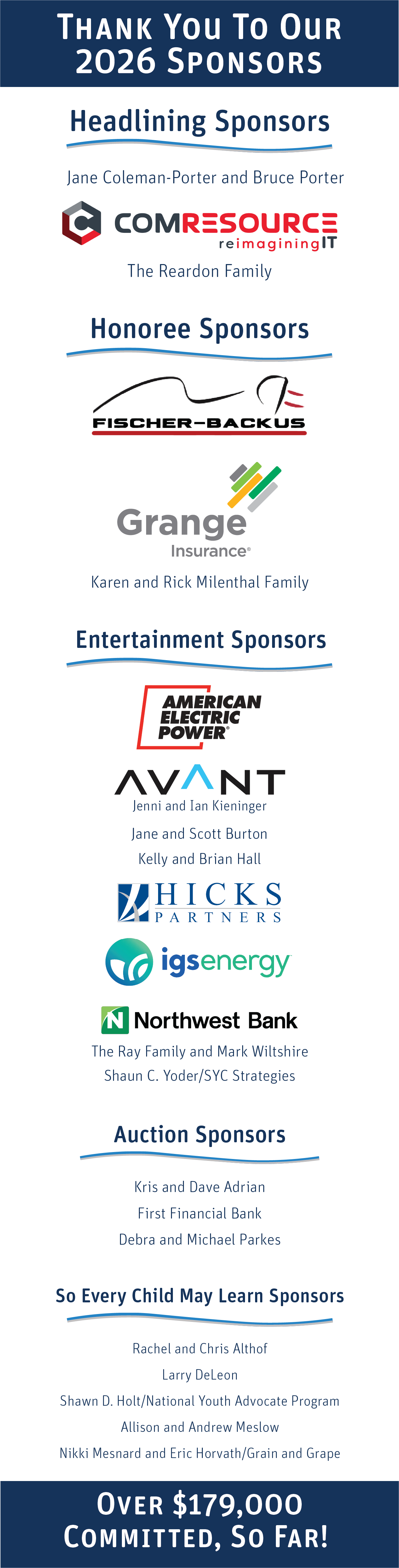 Sponsor Graphic - Website 2026 With Total.png List of SHINE 2026 Sponsors