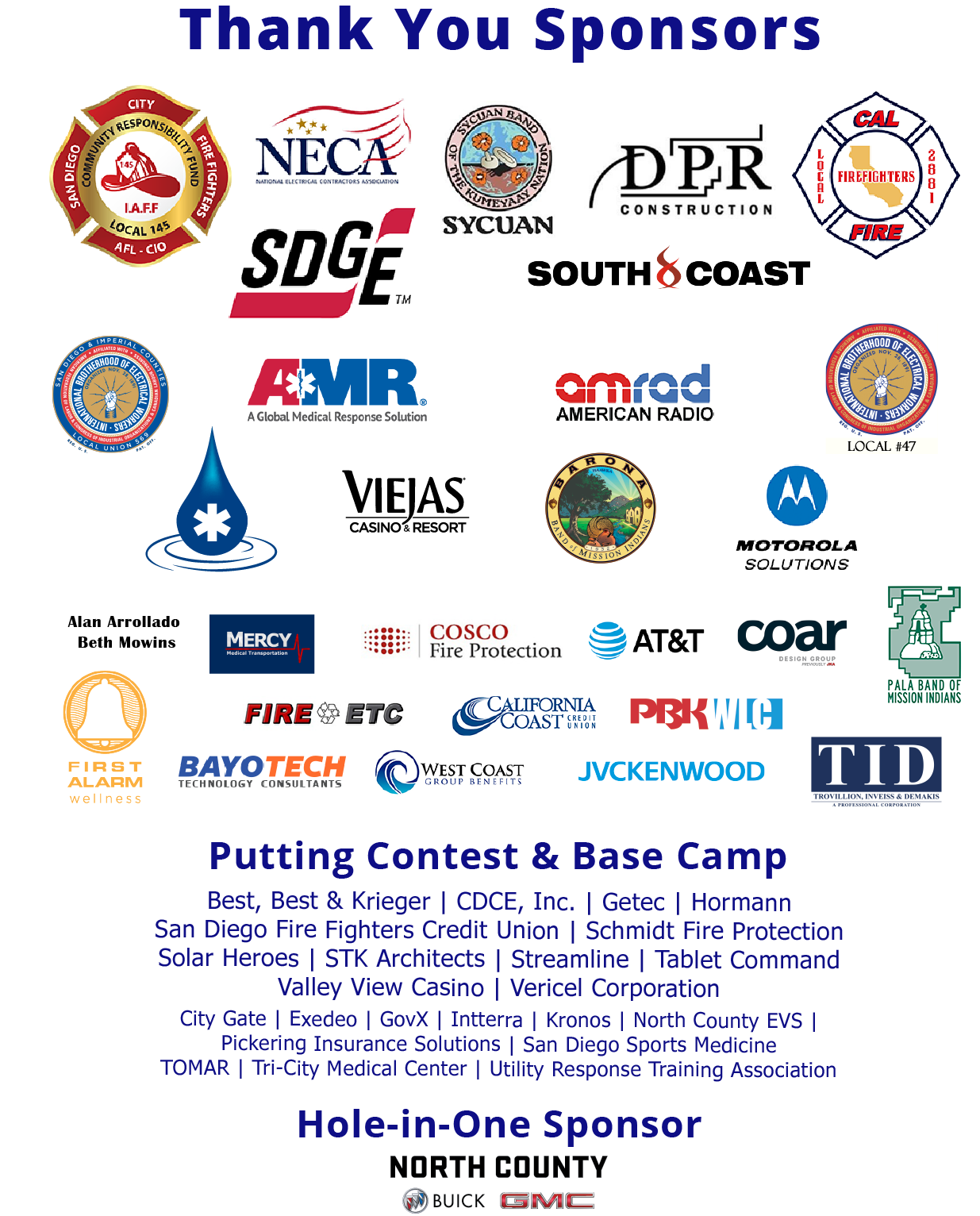 TY Sponsors