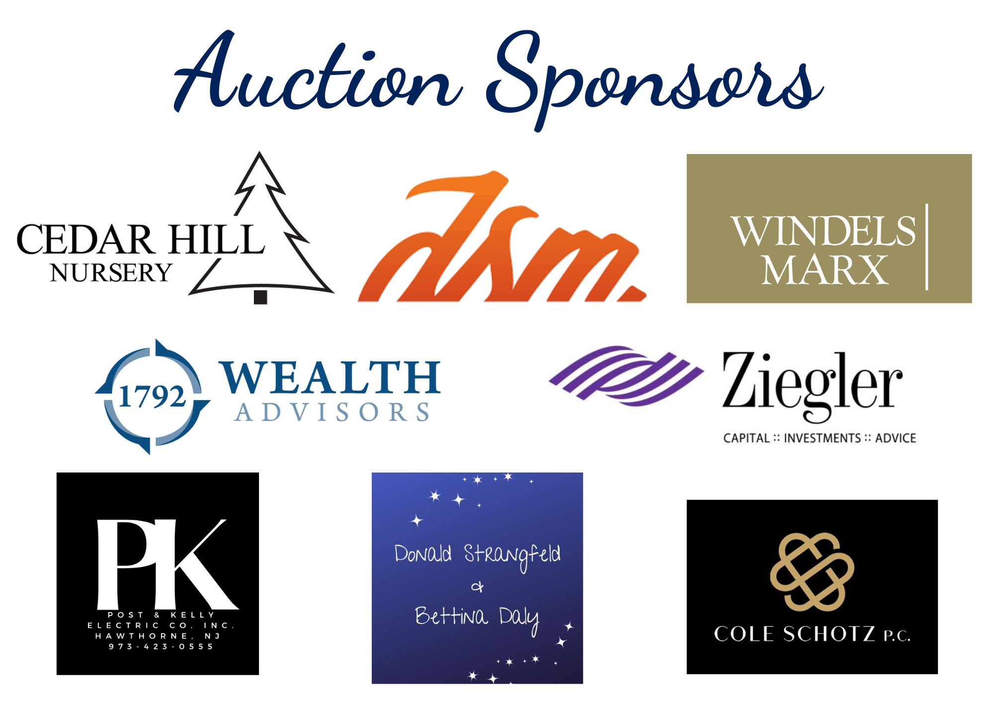 auction sponsors