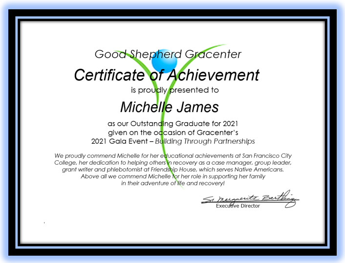 certificate--M. James