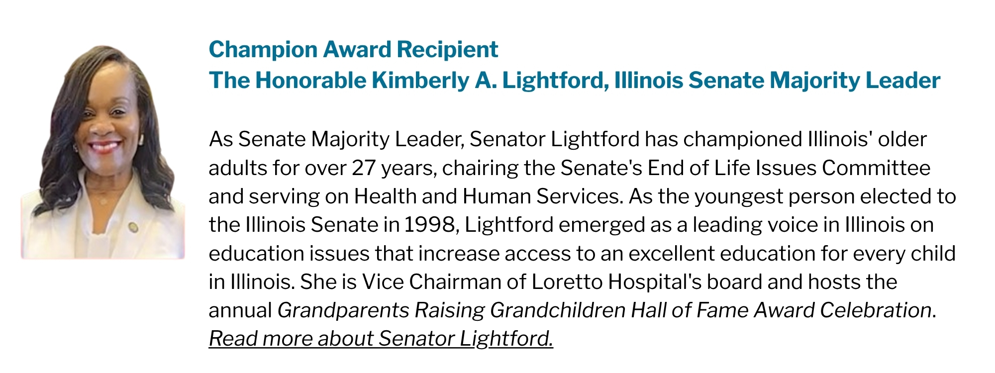 Senator Kimberly Lightford