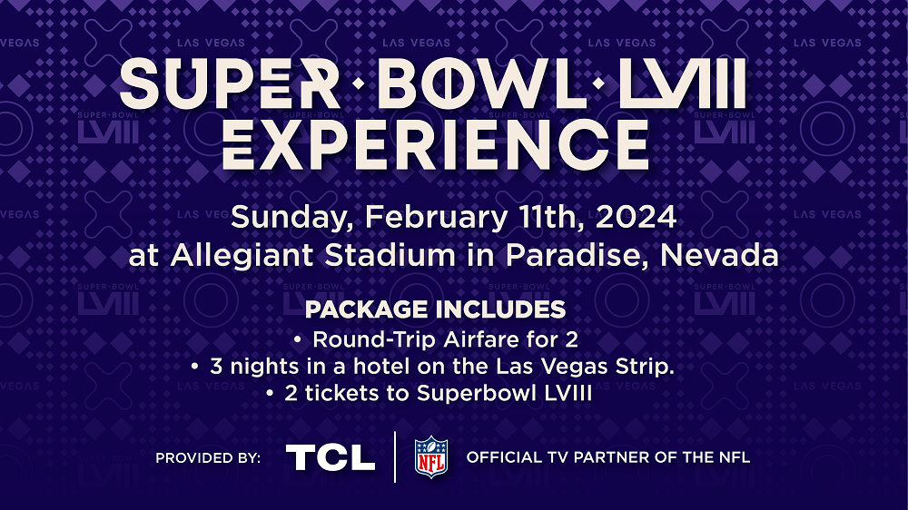 TCL 2023 Super Bowl LIVE Auction Item