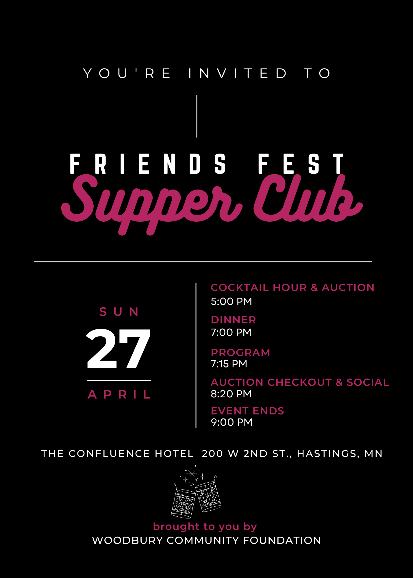 Friends Fest 2025 Schedule