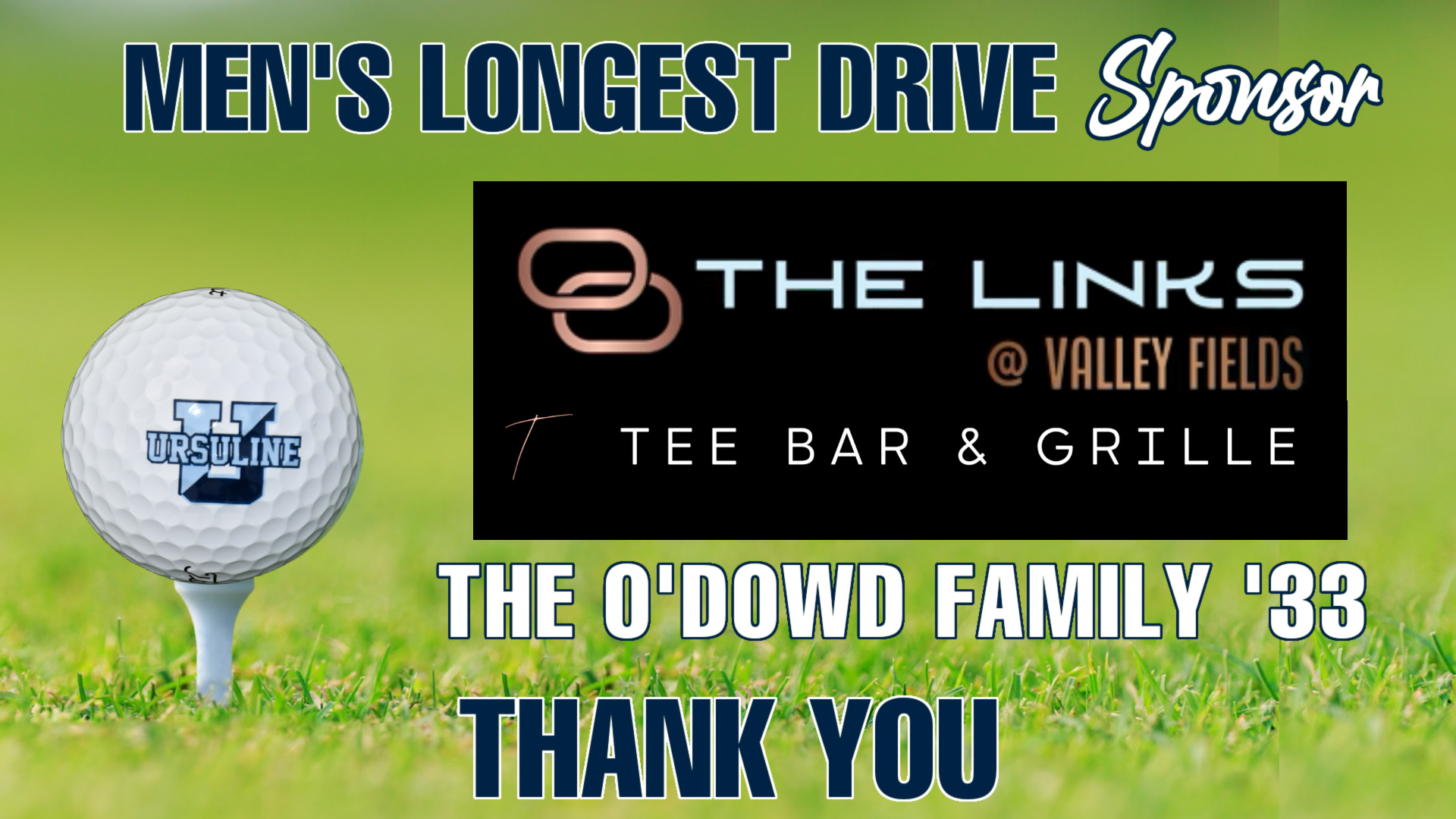 Longest drive Sponsor