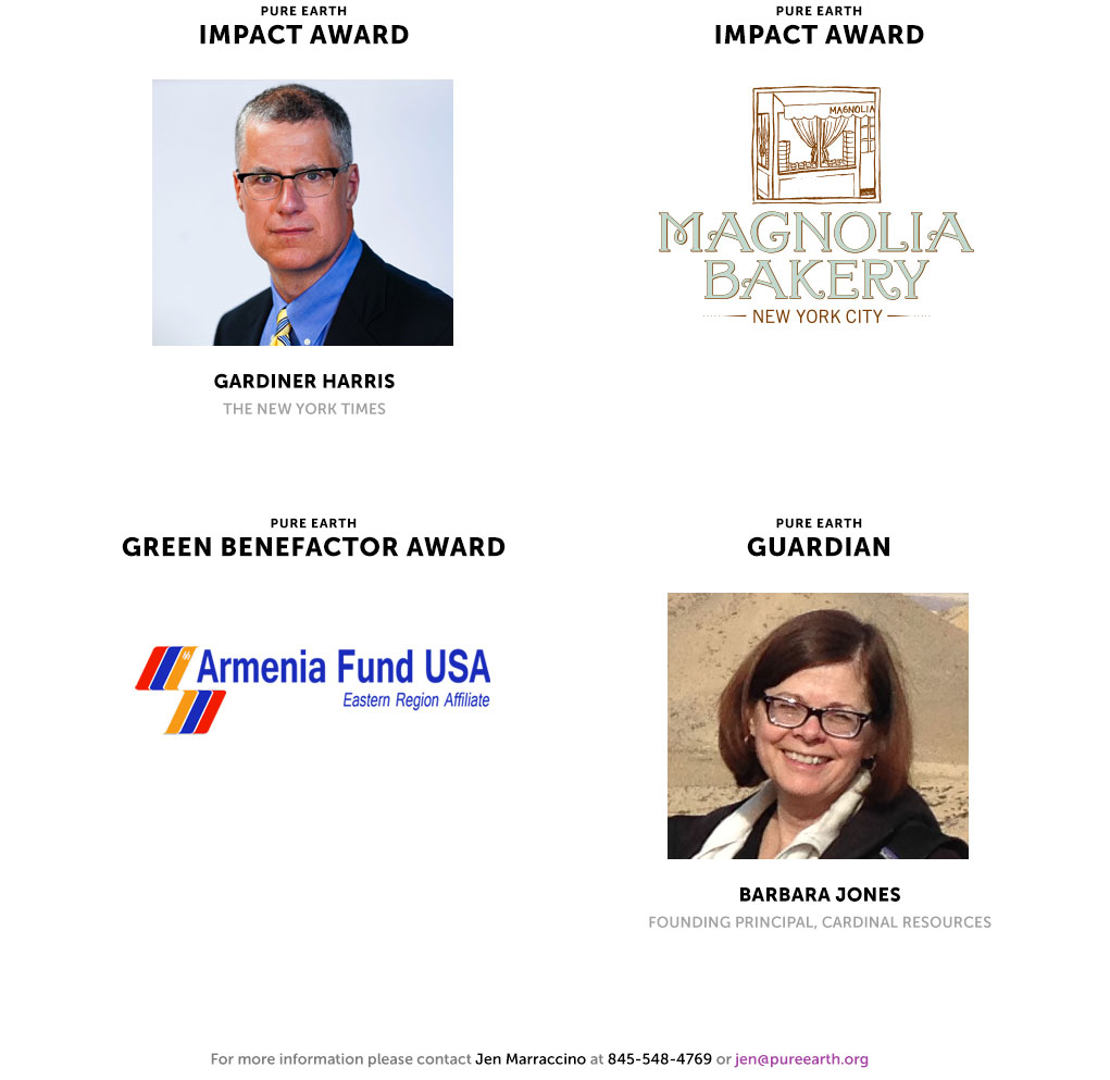 Pure Earth Award Recpients