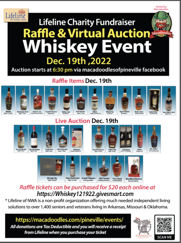 Alcohol Raffle Sign Whiskey Auction/Raffle | Powered By GiveSmart