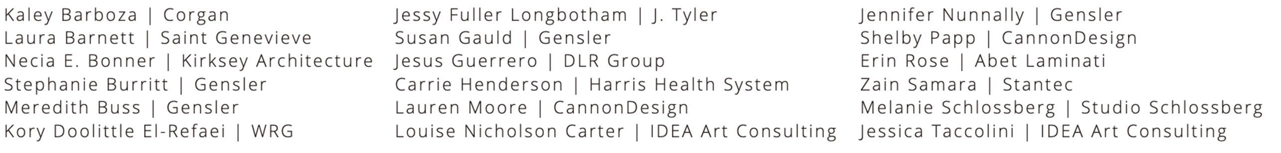 TAID Houston Art Sale 2025_committee.jpg TAID Art Sale Sponsors - Committee Members
