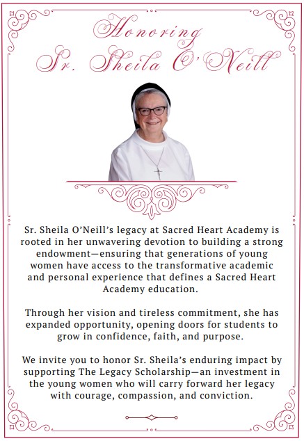Honoring Sr. Sheila O'Neill