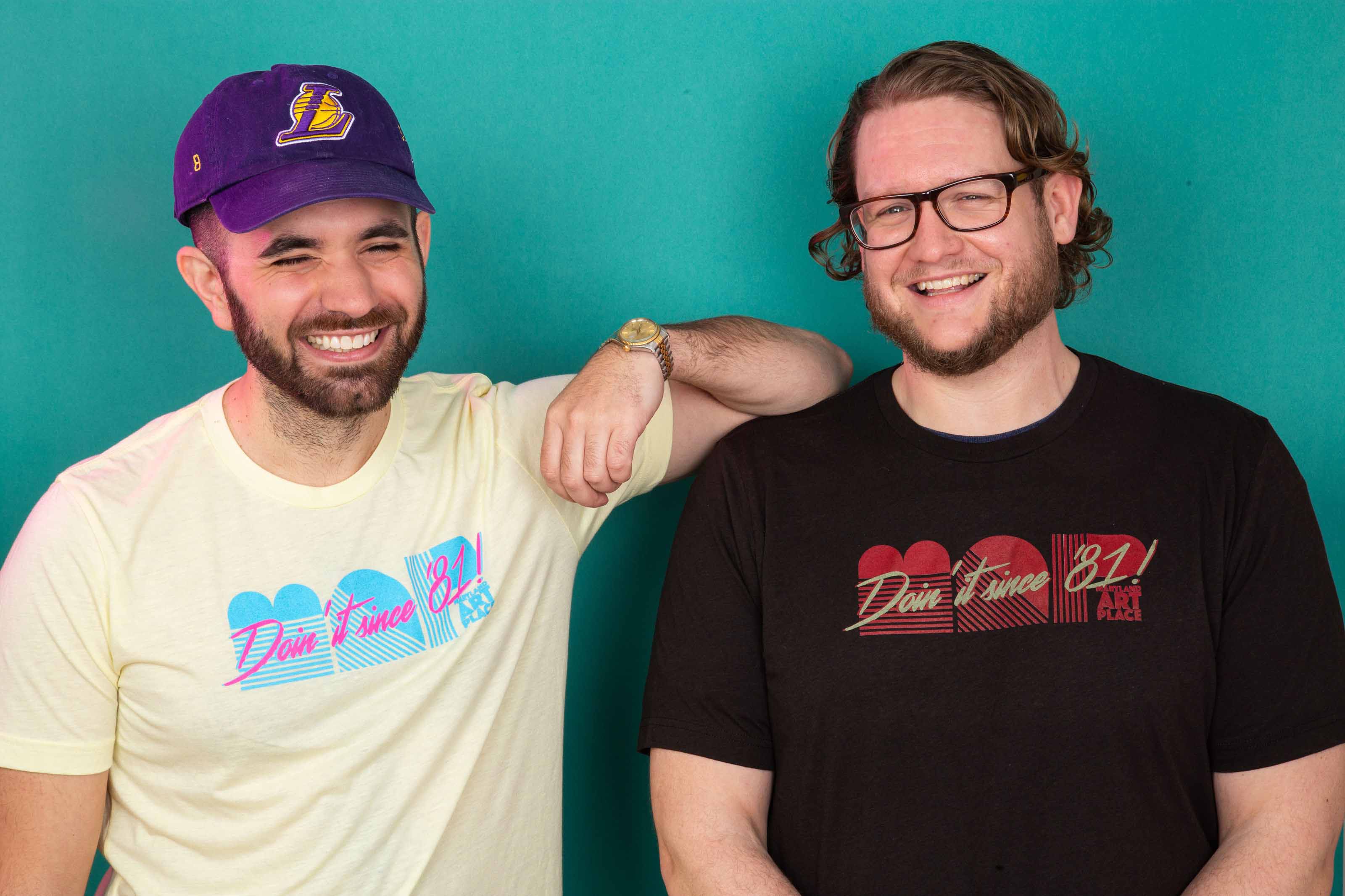 MAP 40th Anniversary T-Shirt available in Yellow & Chocolate (sizes: XS - XLL)