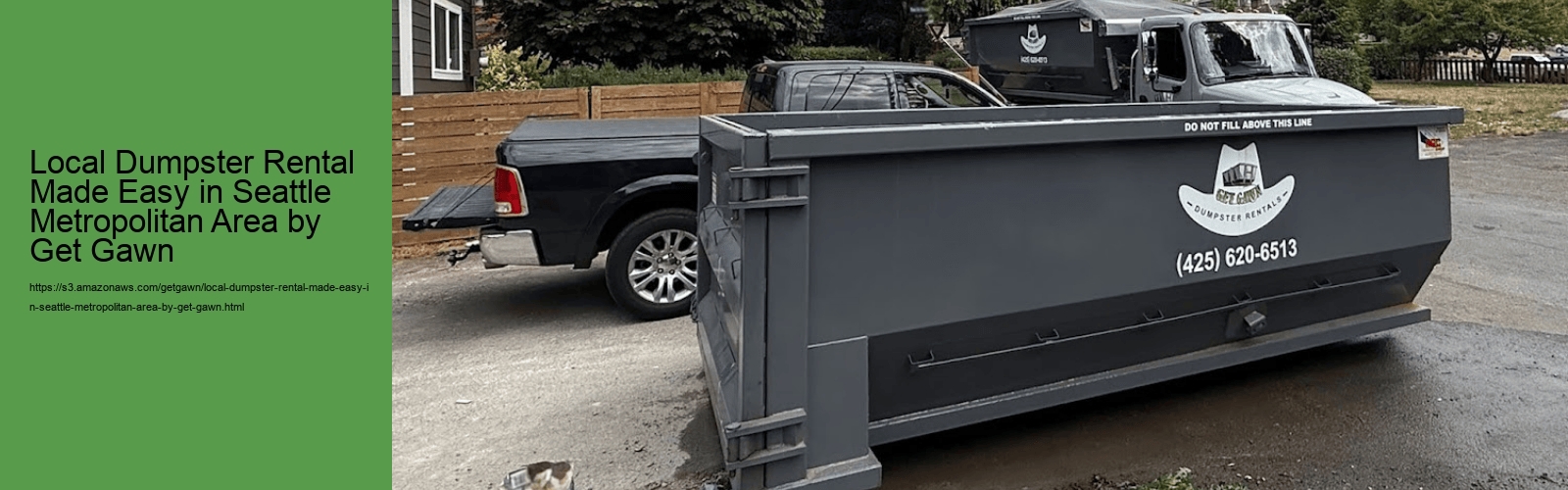 Local Dumpster Rental