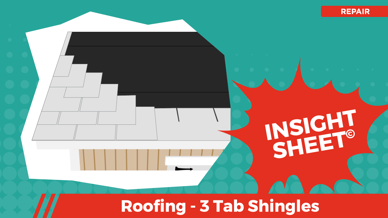 Roofing 3 Tab Shingles Insight Sheets Database Actionable Insights