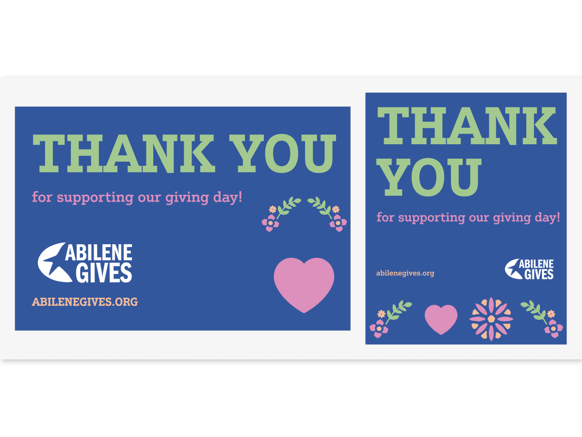 Thank You Postcard and Social Post