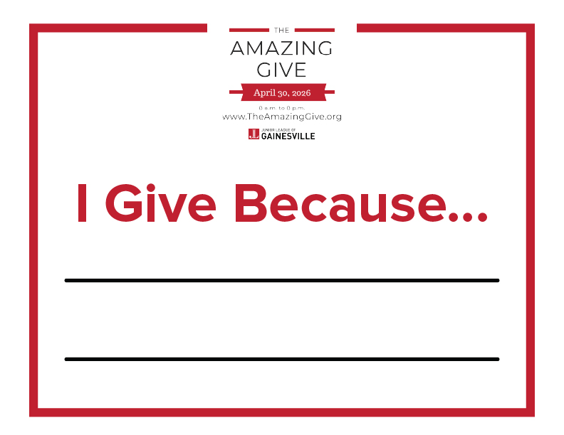 I Give Because Poster