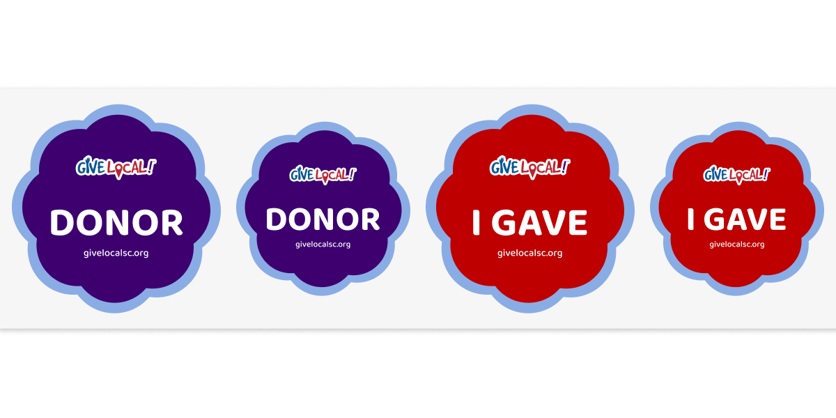 'I Gave' Sticker and Badge