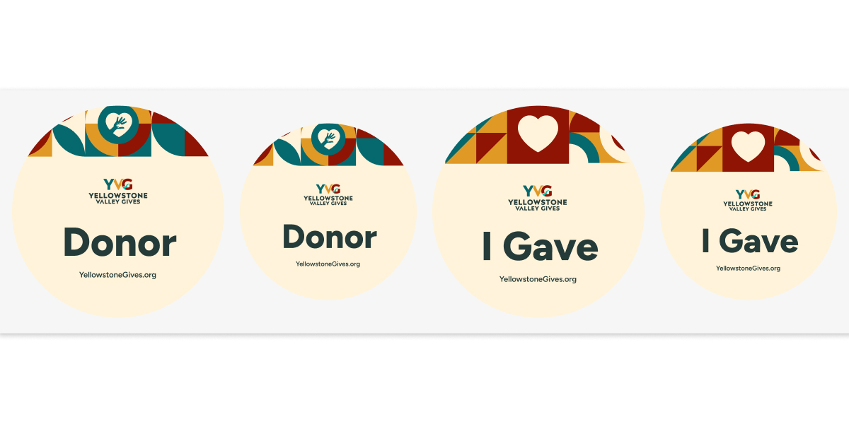 'I Gave' Sticker and Badge