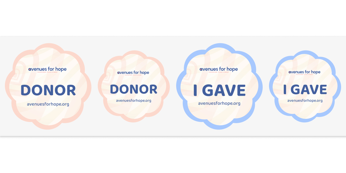 'I Gave' Sticker and Badge