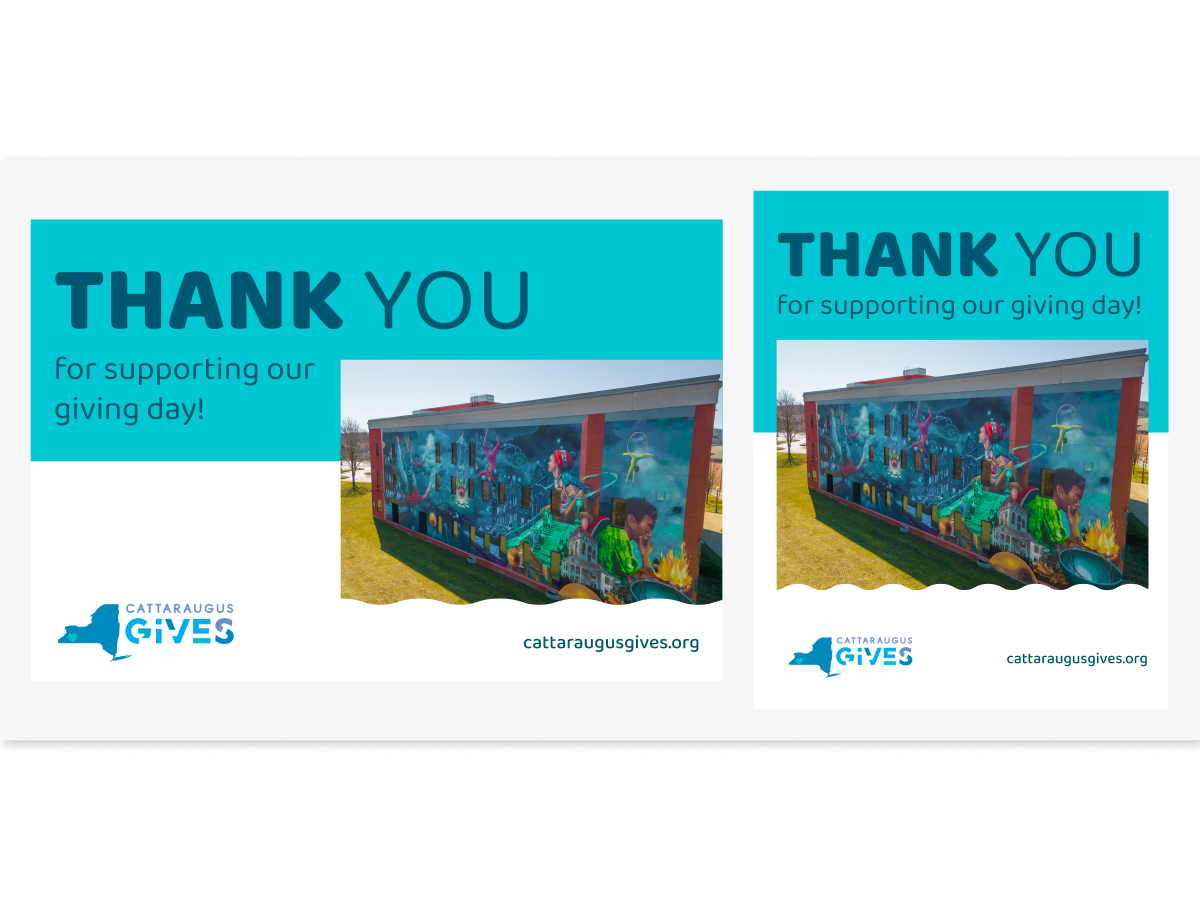 Thank You Postcard and Social Post